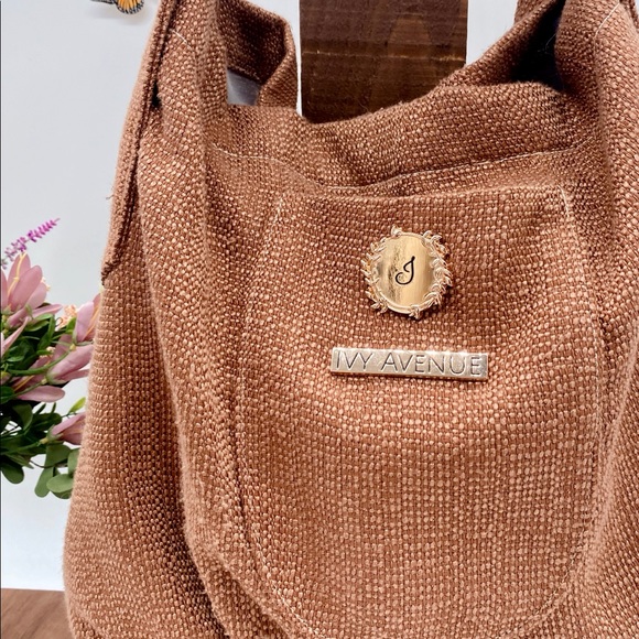 Linen polyester handbag/ diaper bag - Picture 6 of 6
